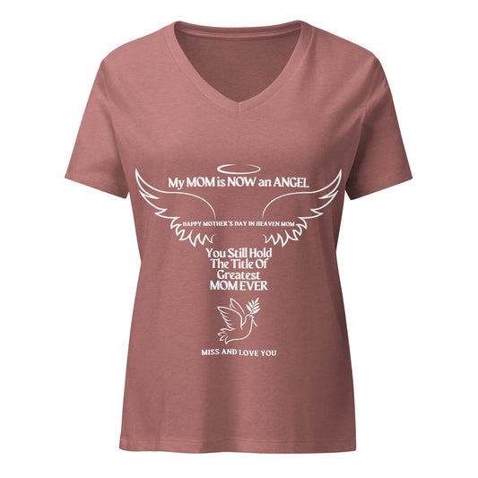 Mother's Day Relaxed V-Neck T Shirt