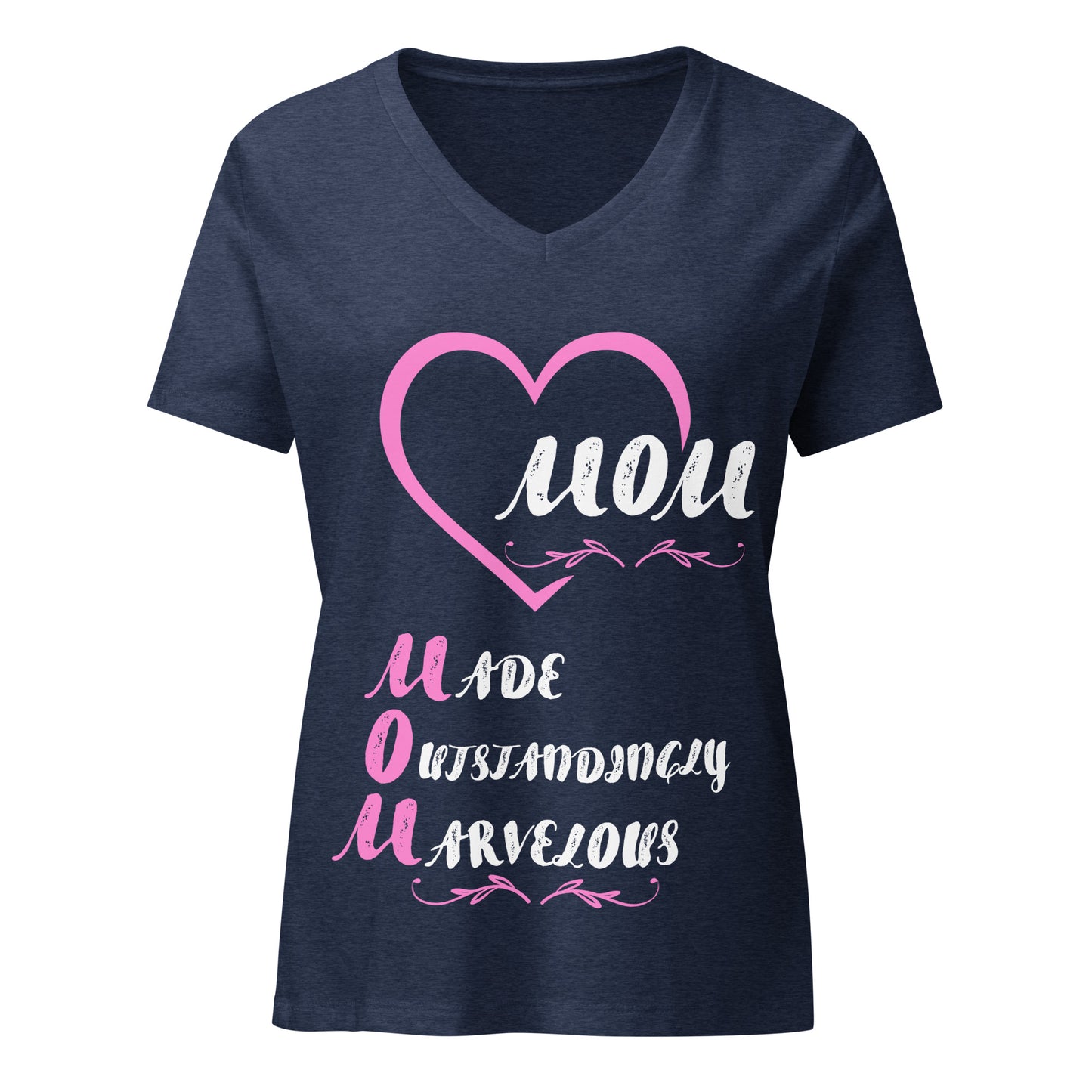 Mother's Day Relaxed V-Neck T Shirt