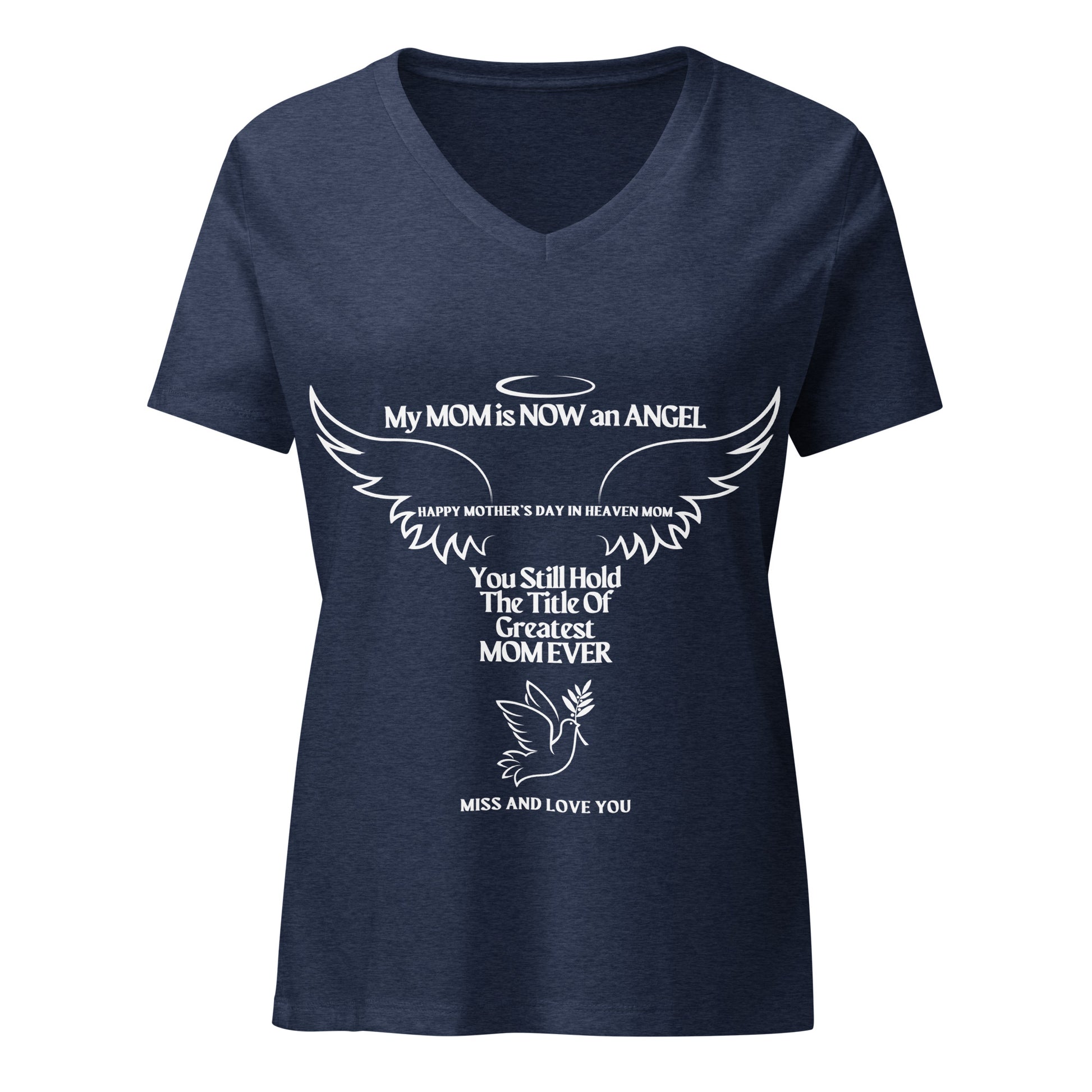 Mother's Day Relaxed V-Neck T Shirt