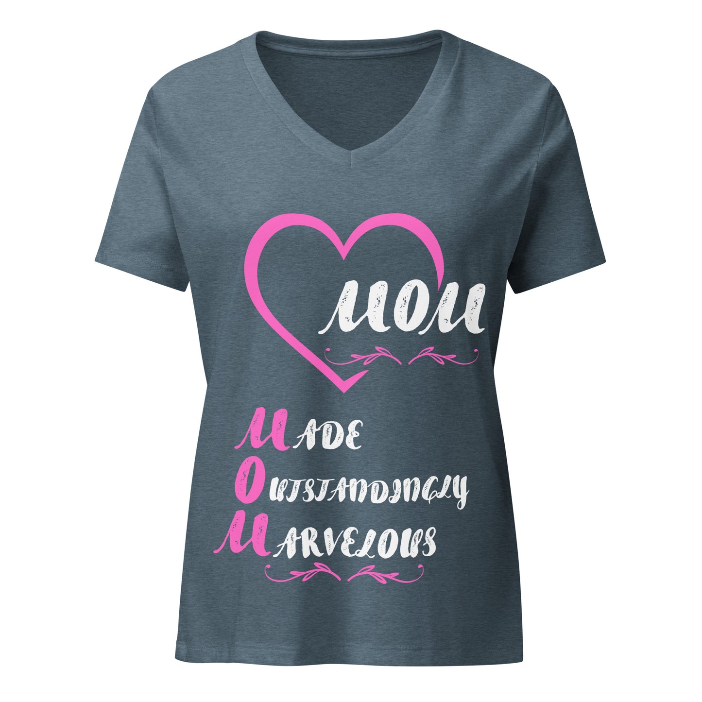 Mother's Day Relaxed V-Neck T Shirt