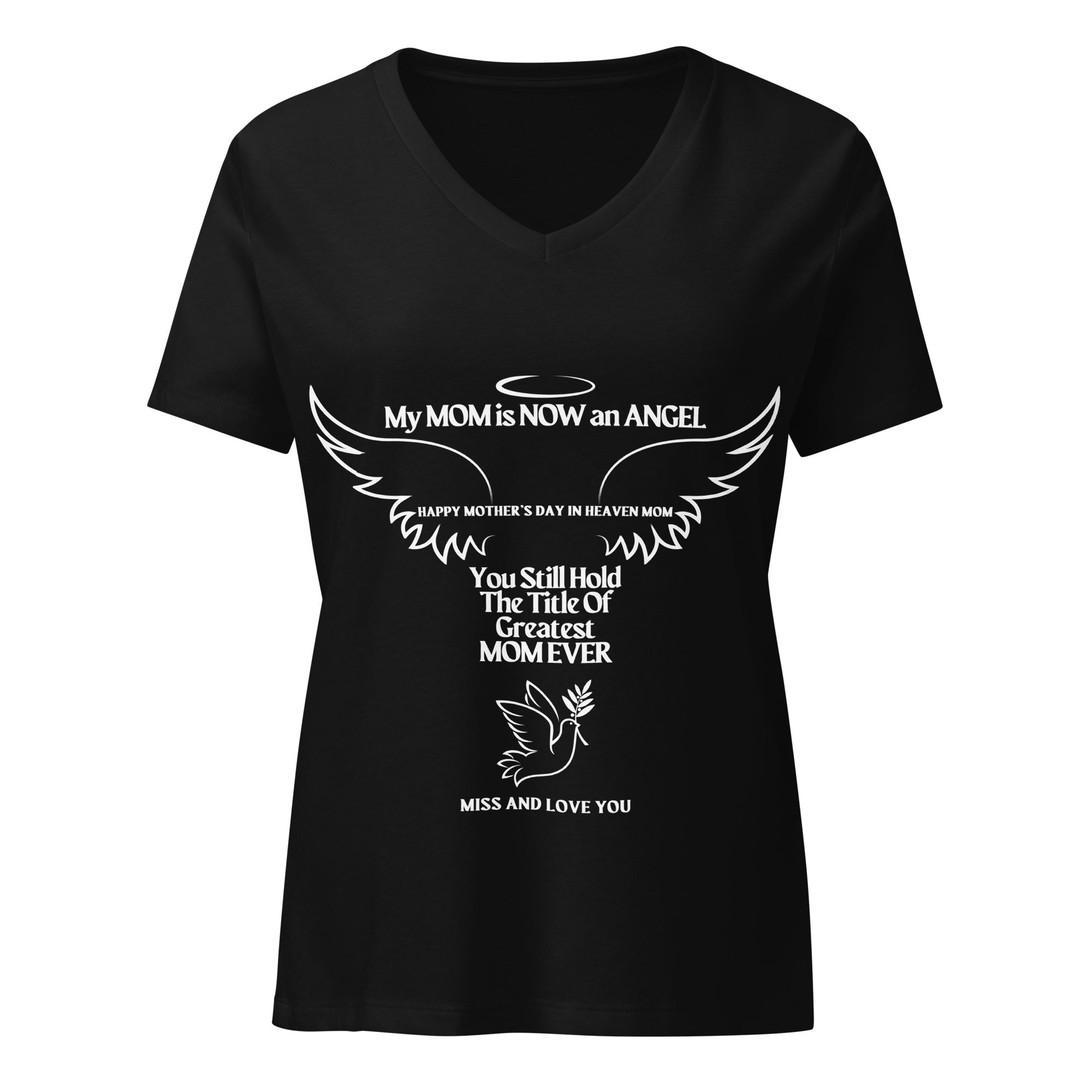 Mother's Day Relaxed V-Neck T Shirt