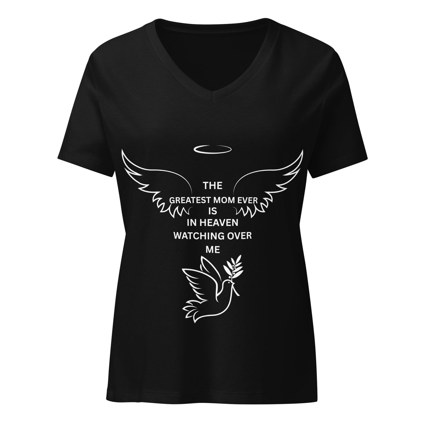 Mother's Day Relaxed V-Neck T Shirt
