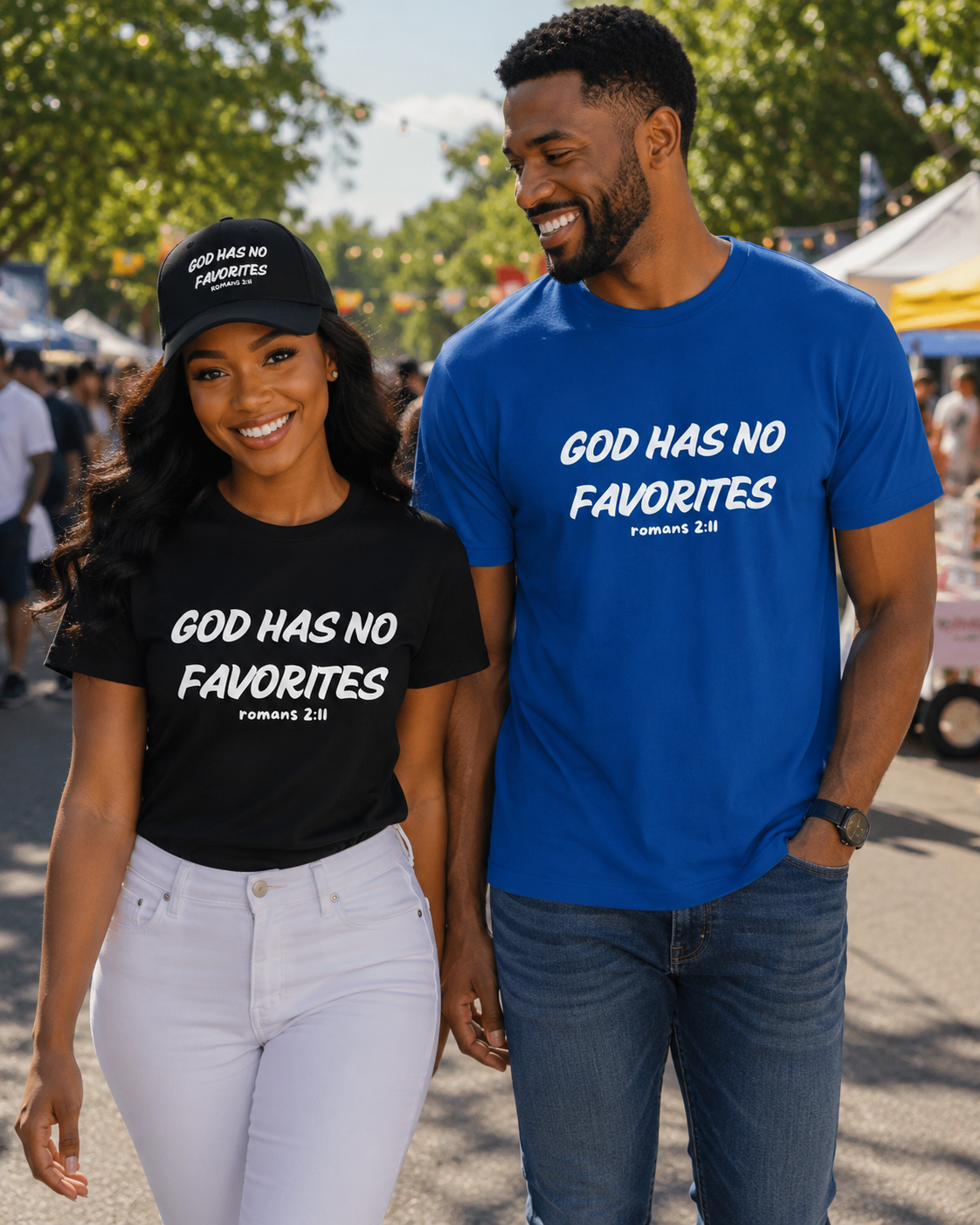 God Has No Favorites Christian Inspirational Unisex T-Shirt