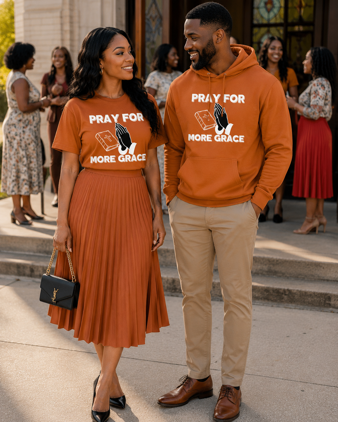 Pray for More Grace Christian Inspirational Unisex T-Shirt