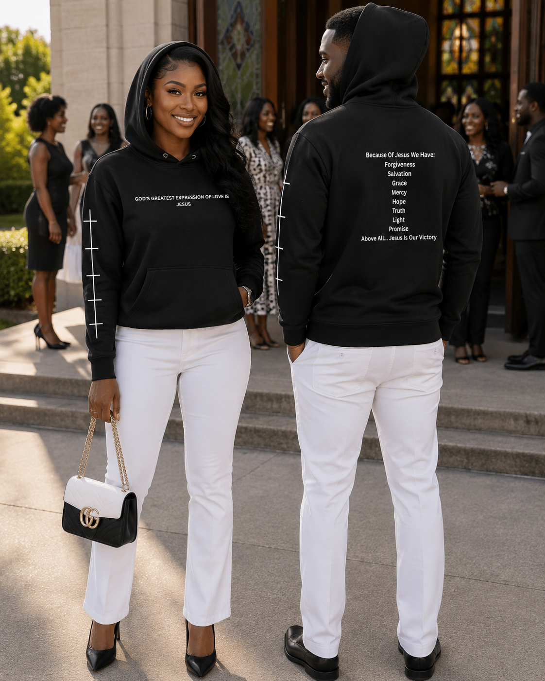 God's Greatest Expression of Love Is Jesus Christian Inspirational Hoodie Unisex | Faith-Based Hoodie