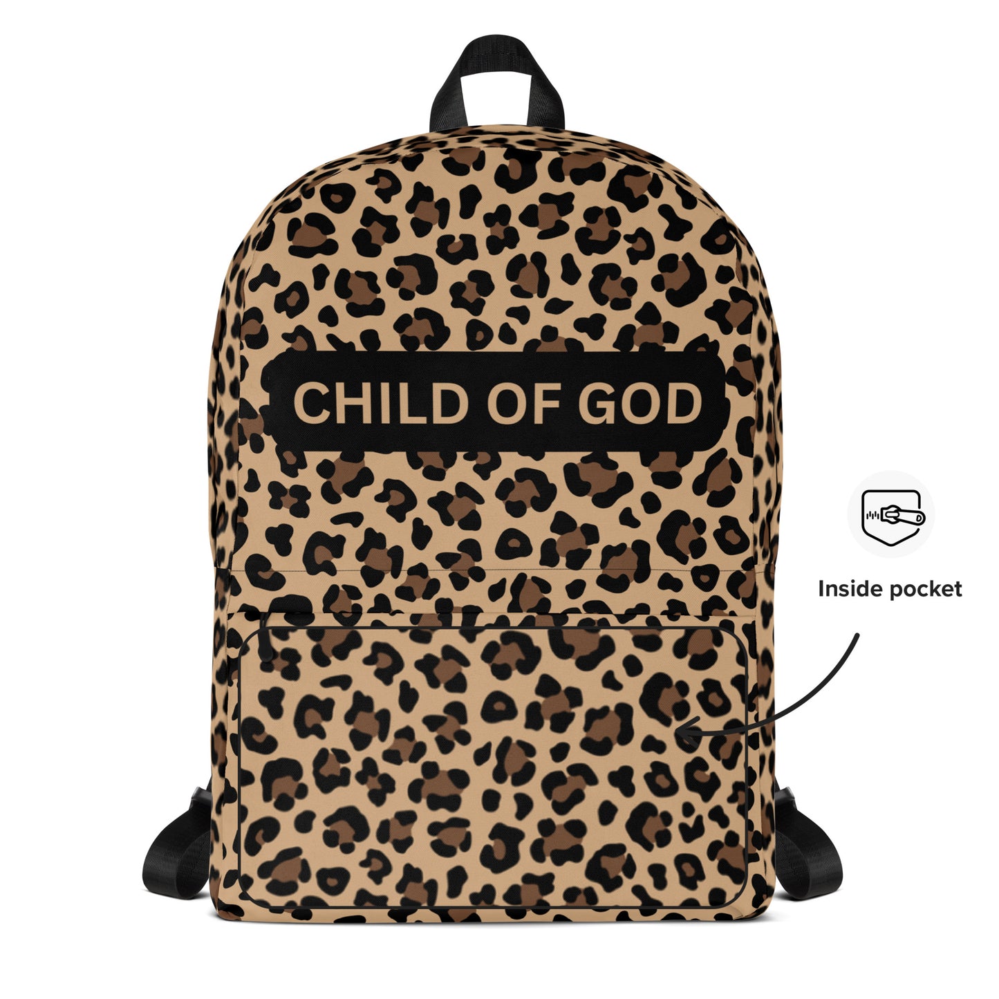 Cheetah Print School Backpack
