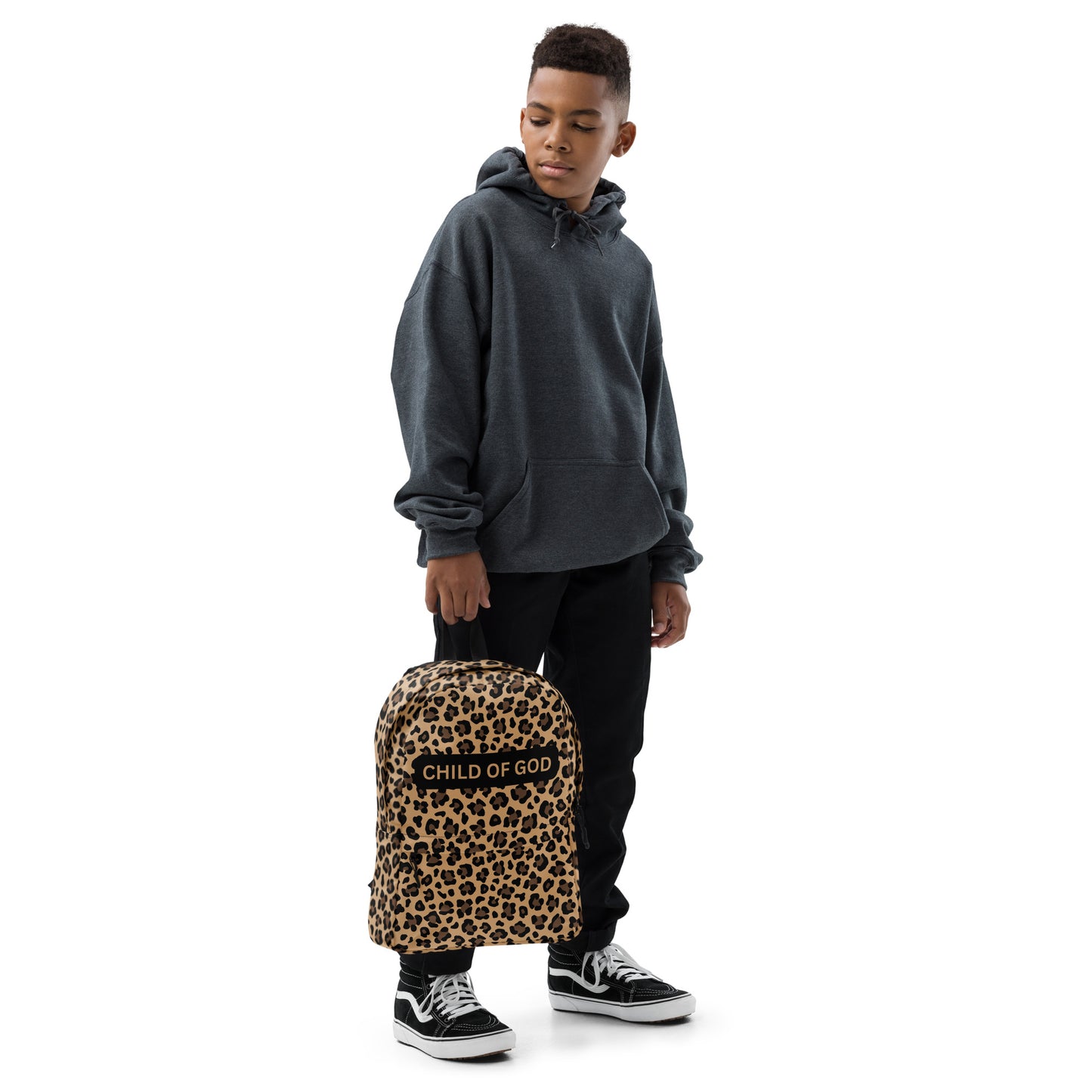 Cheetah Print School Backpack