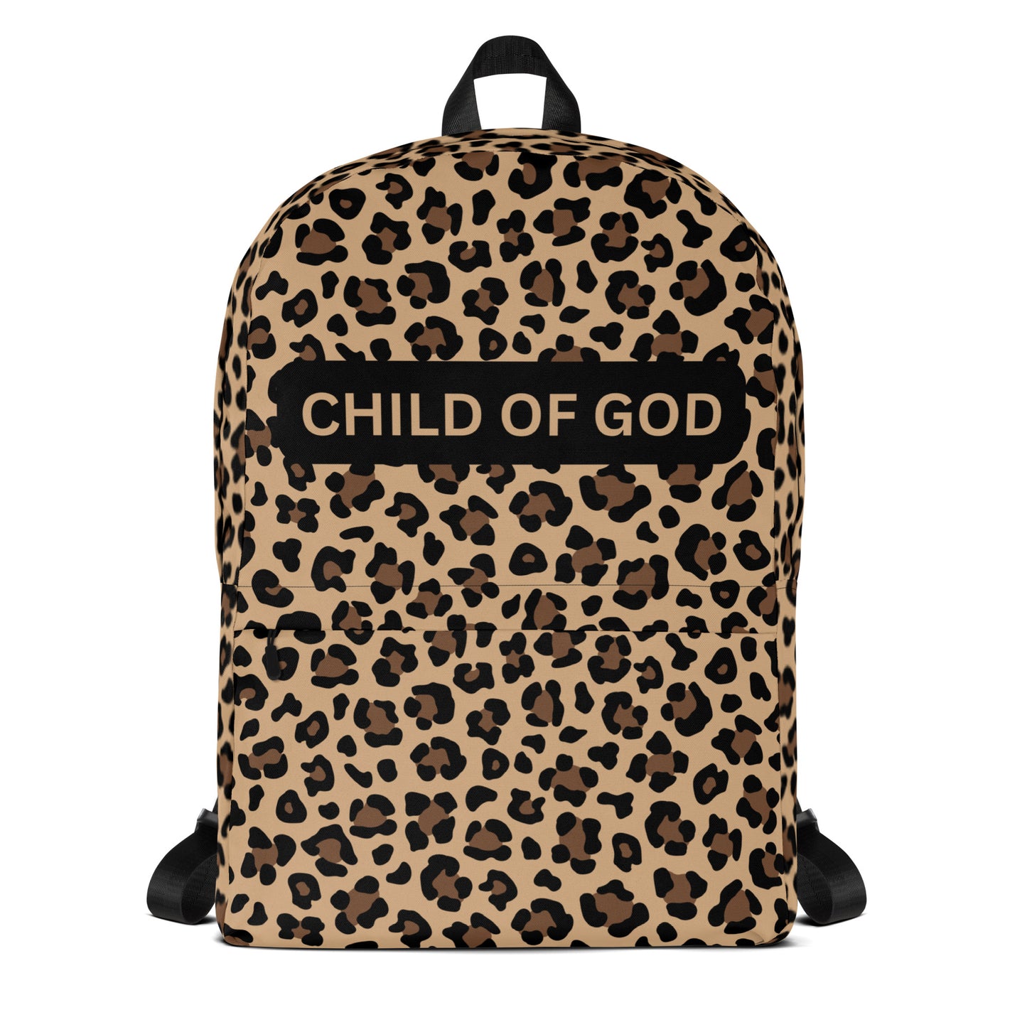Cheetah Print School Backpack