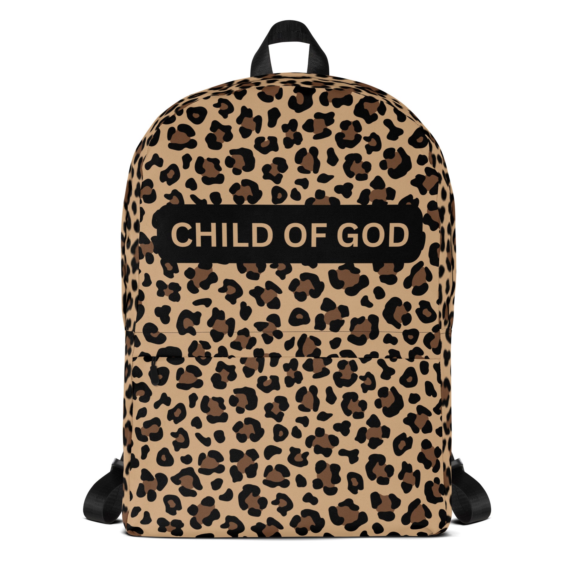 Cheetah Print School Backpack