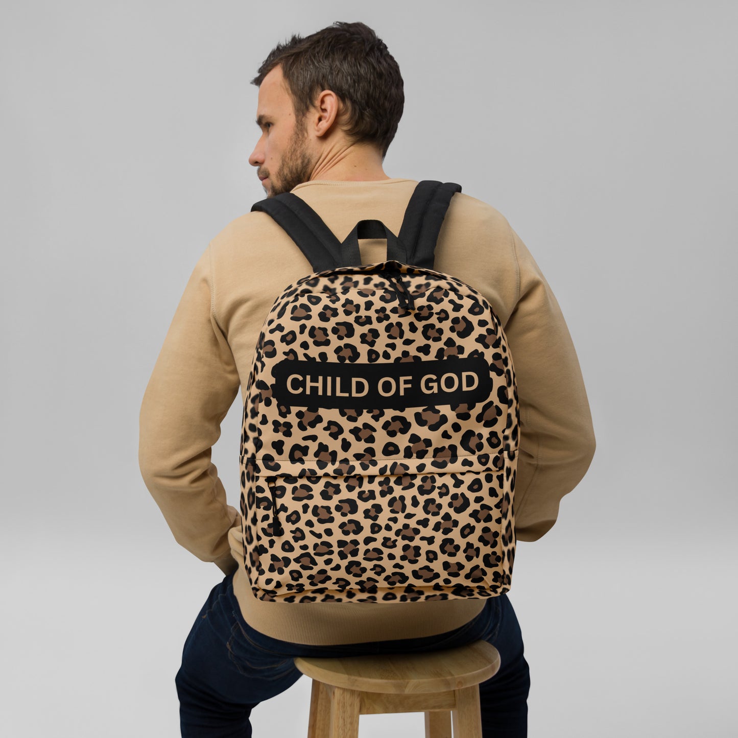 Cheetah Print School Backpack