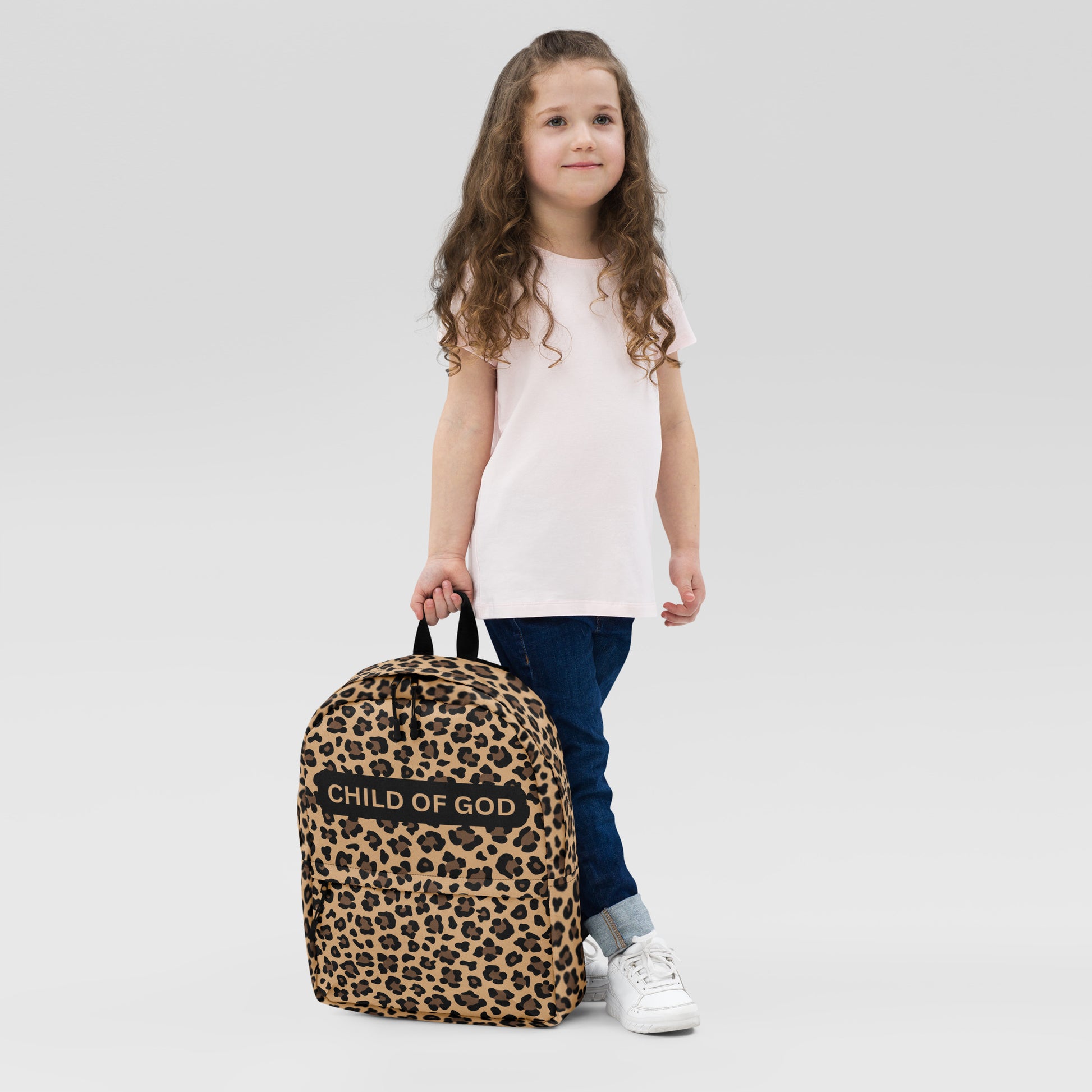 Cheetah Print School Backpack