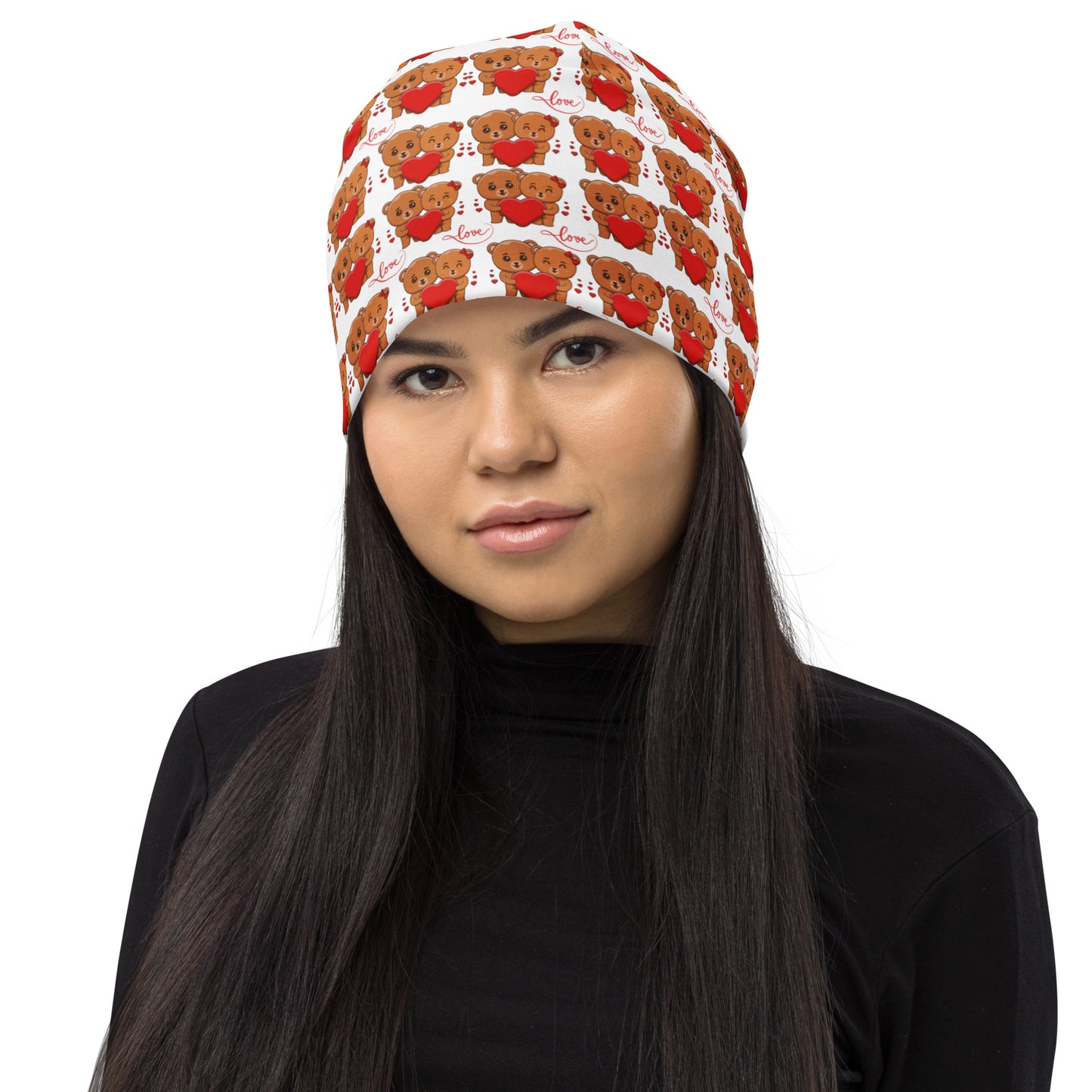 Teddy Bear All-Over Print Beanie