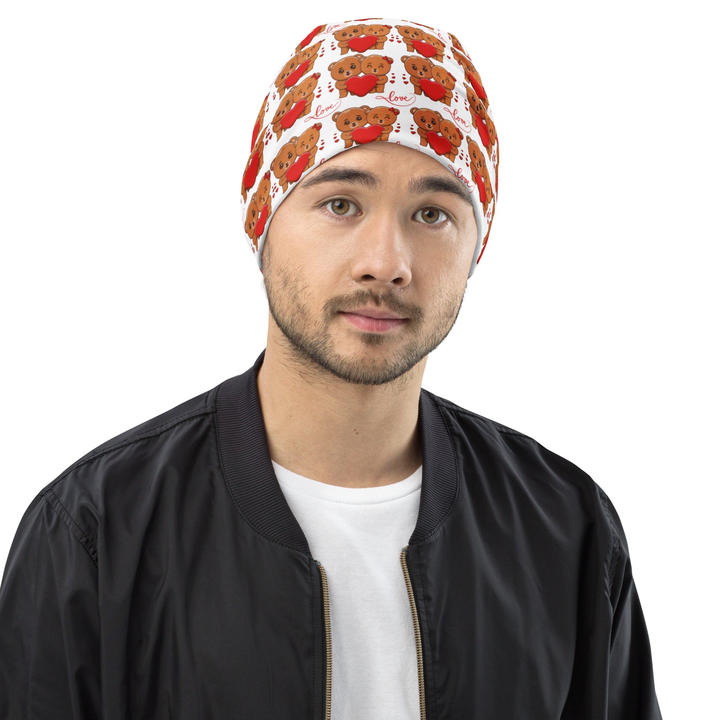 Teddy Bear All-Over Print Beanie
