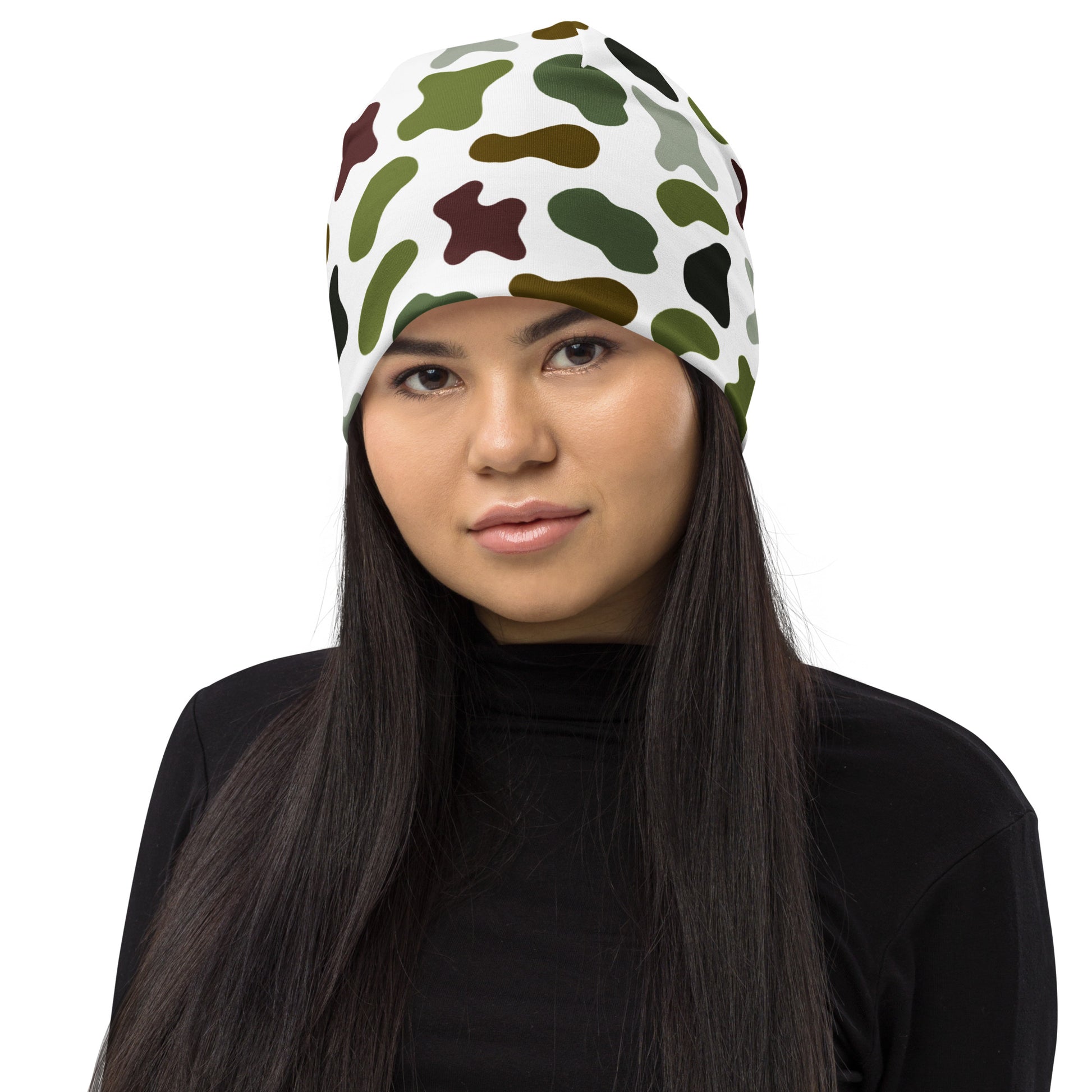 Camouflage All-Over Print Beanie