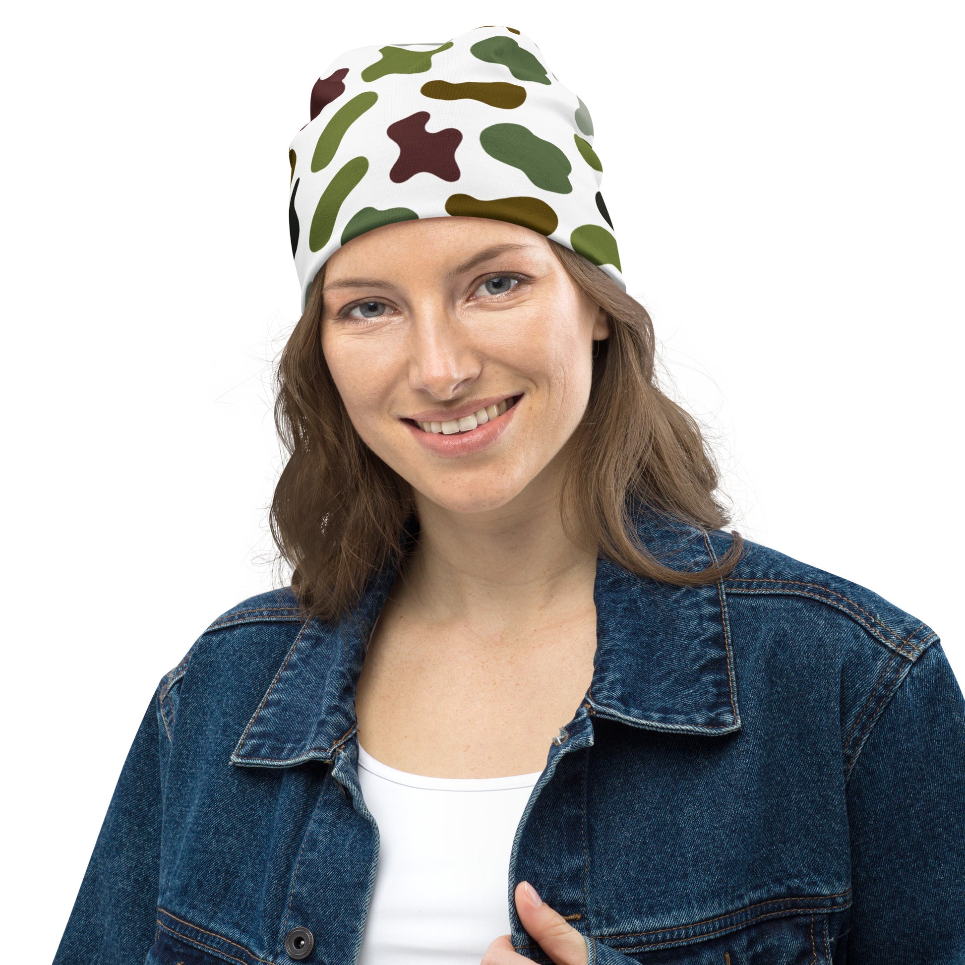 Camouflage All-Over Print Beanie