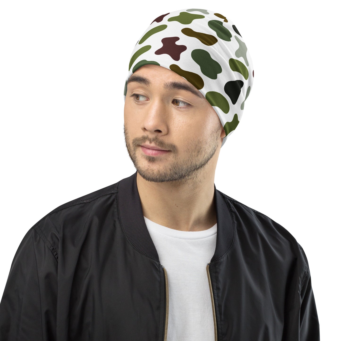 Camouflage All-Over Print Beanie