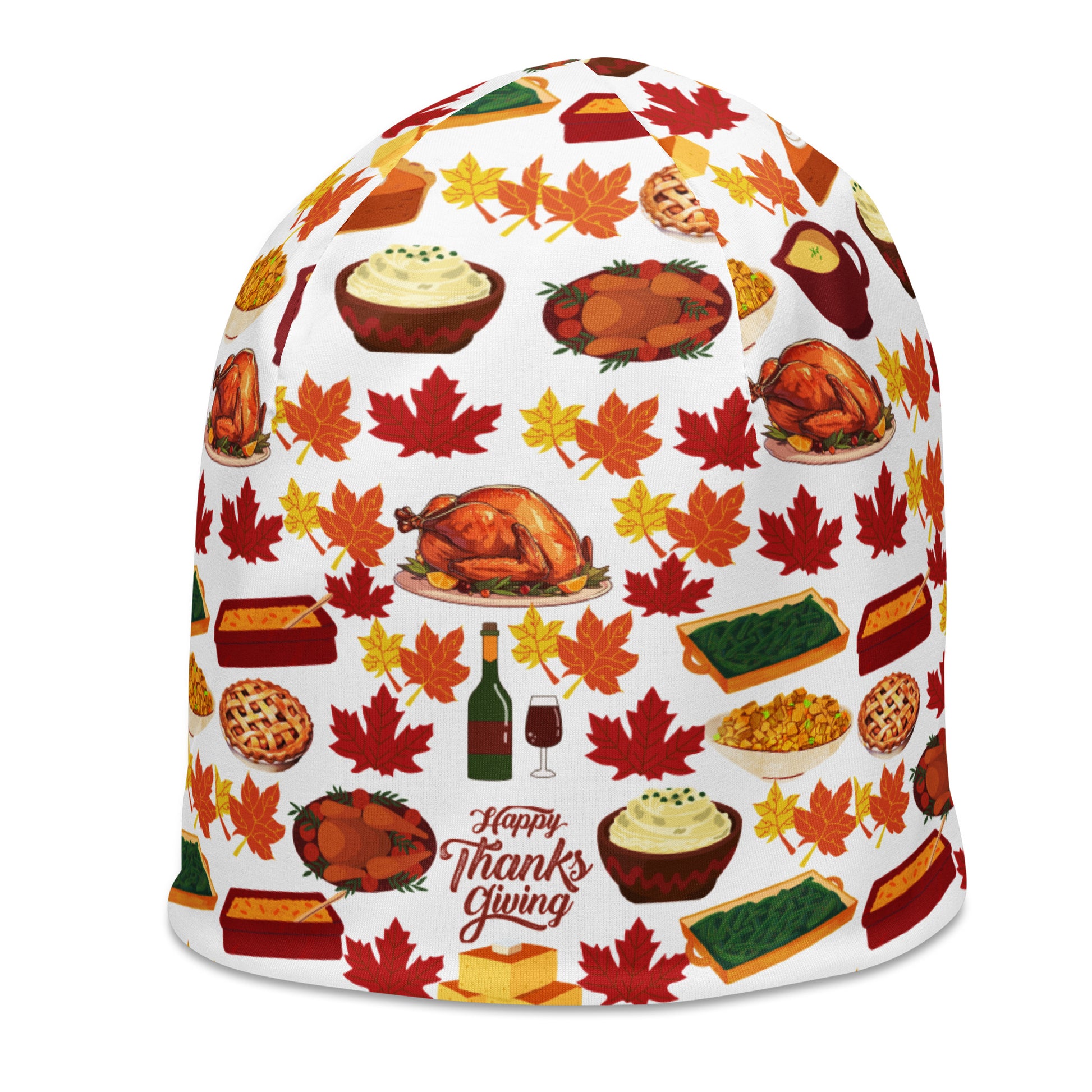 Thanksgiving All-Over Print Beanie