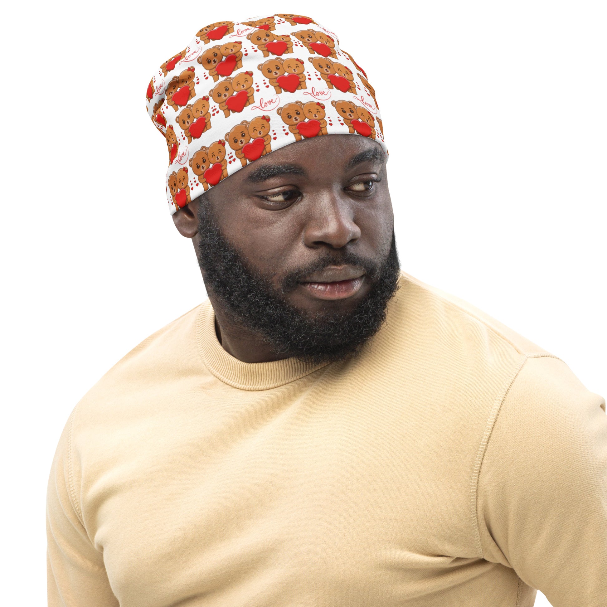 Teddy Bear All-Over Print Beanie