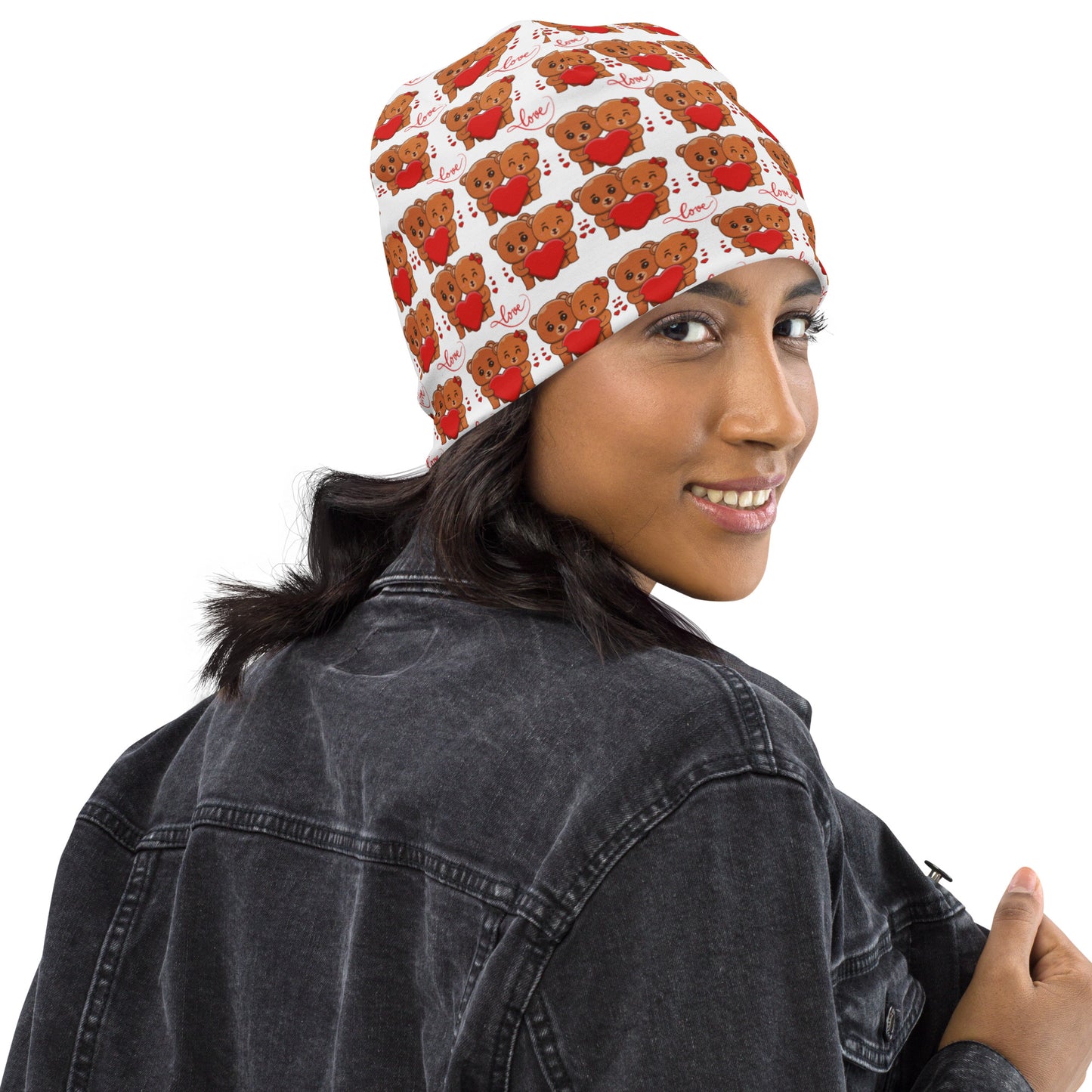 Teddy Bear All-Over Print Beanie