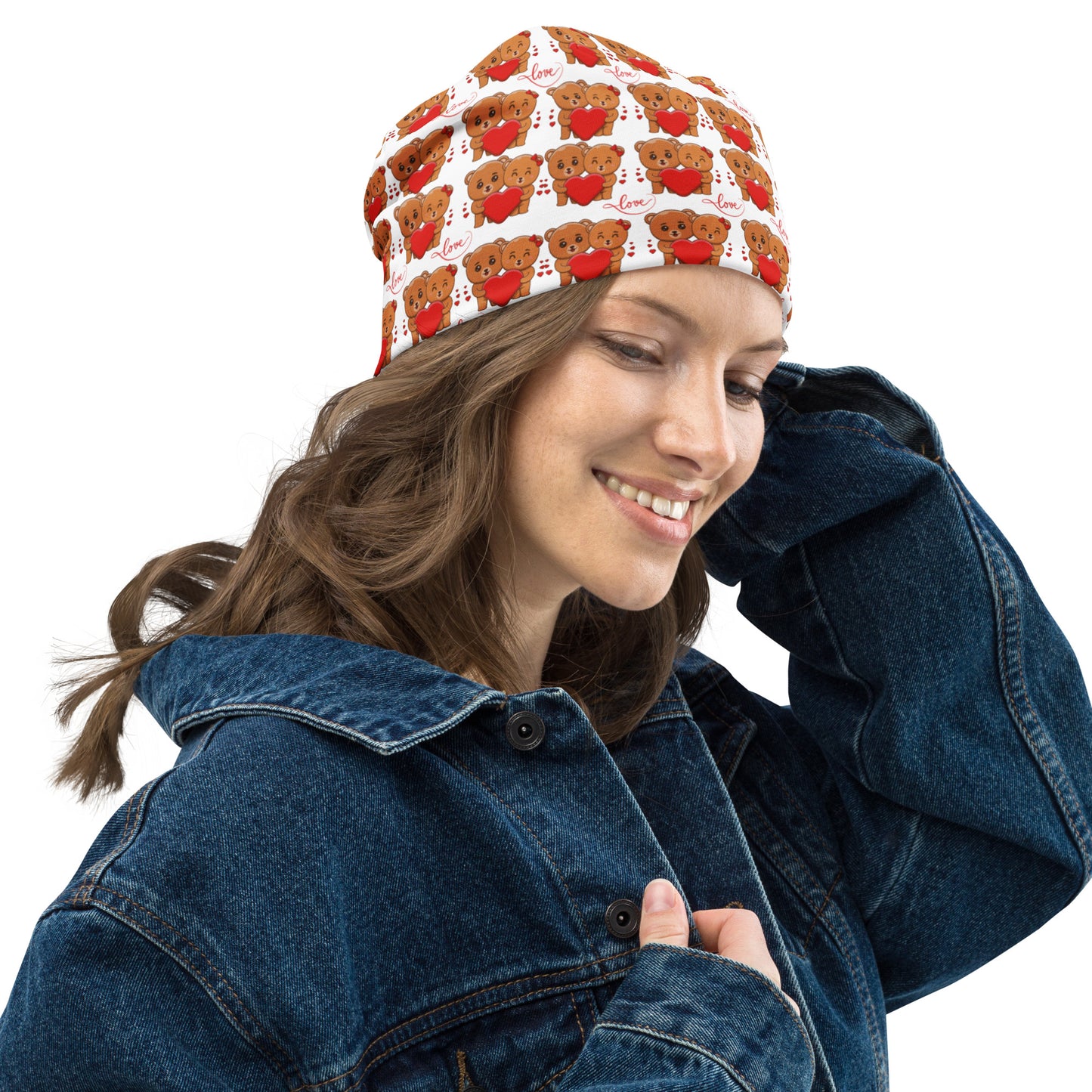 Teddy Bear All-Over Print Beanie