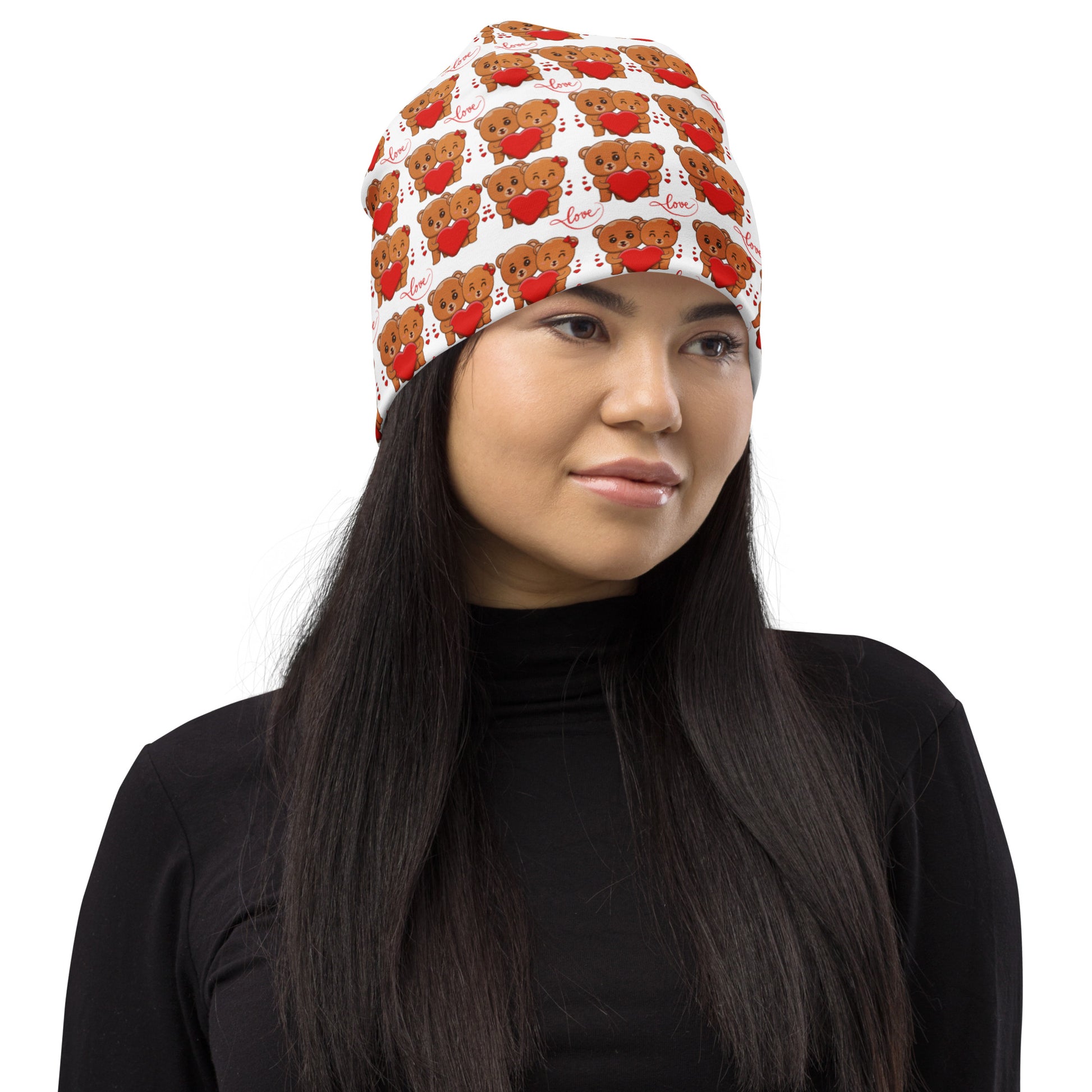 Teddy Bear All-Over Print Beanie