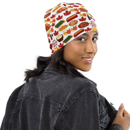 Thanksgiving All-Over Print Beanie
