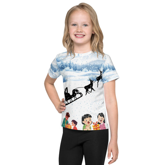 Christmas Kids Crew Neck T Shirt