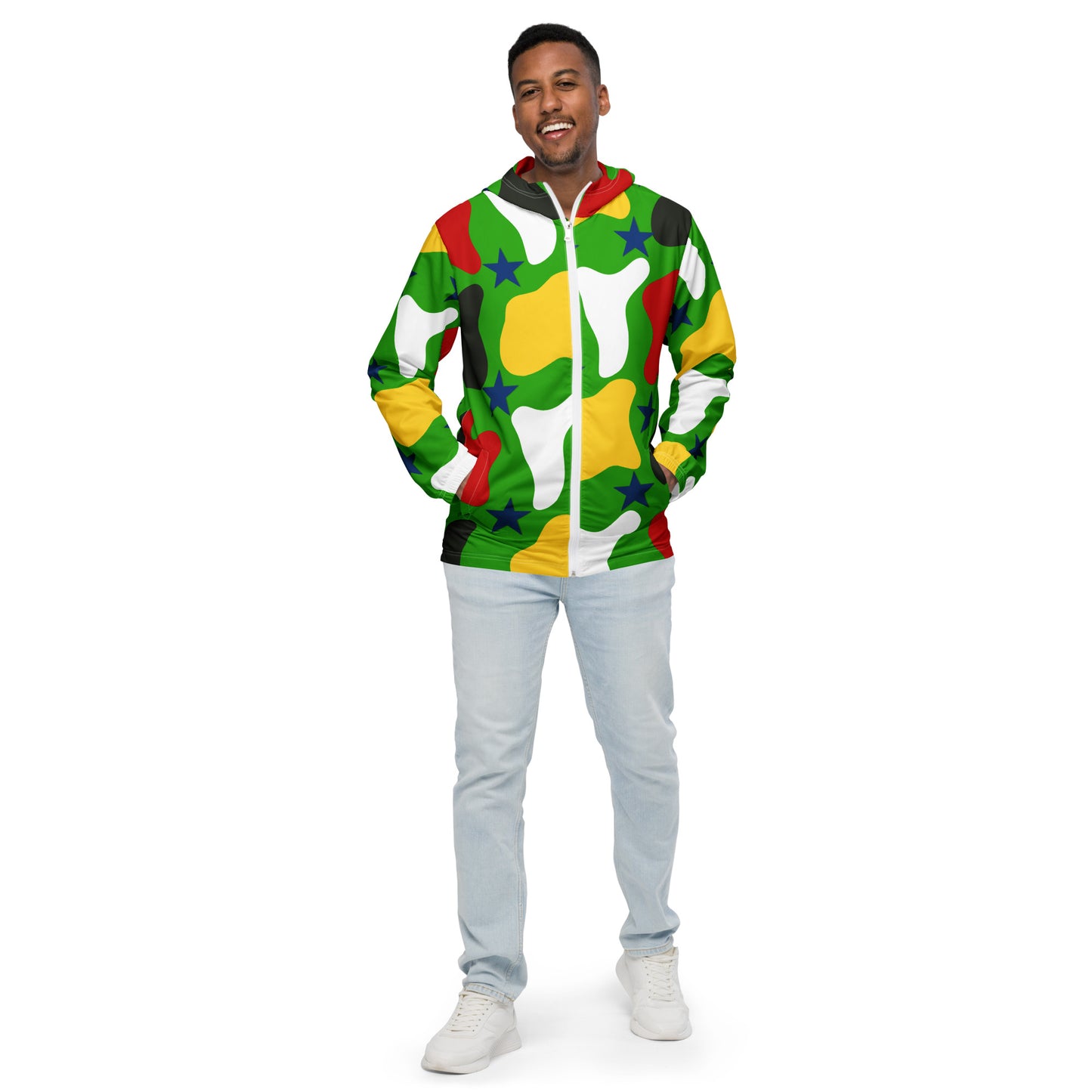 Christmas Holiday Men’s Windbreaker
