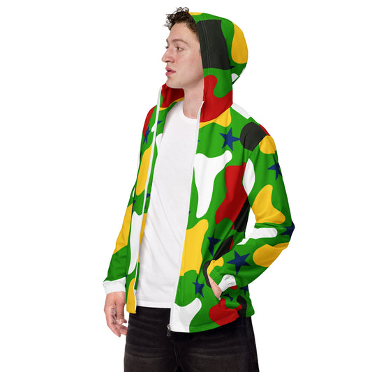 Christmas Holiday Men’s Windbreaker