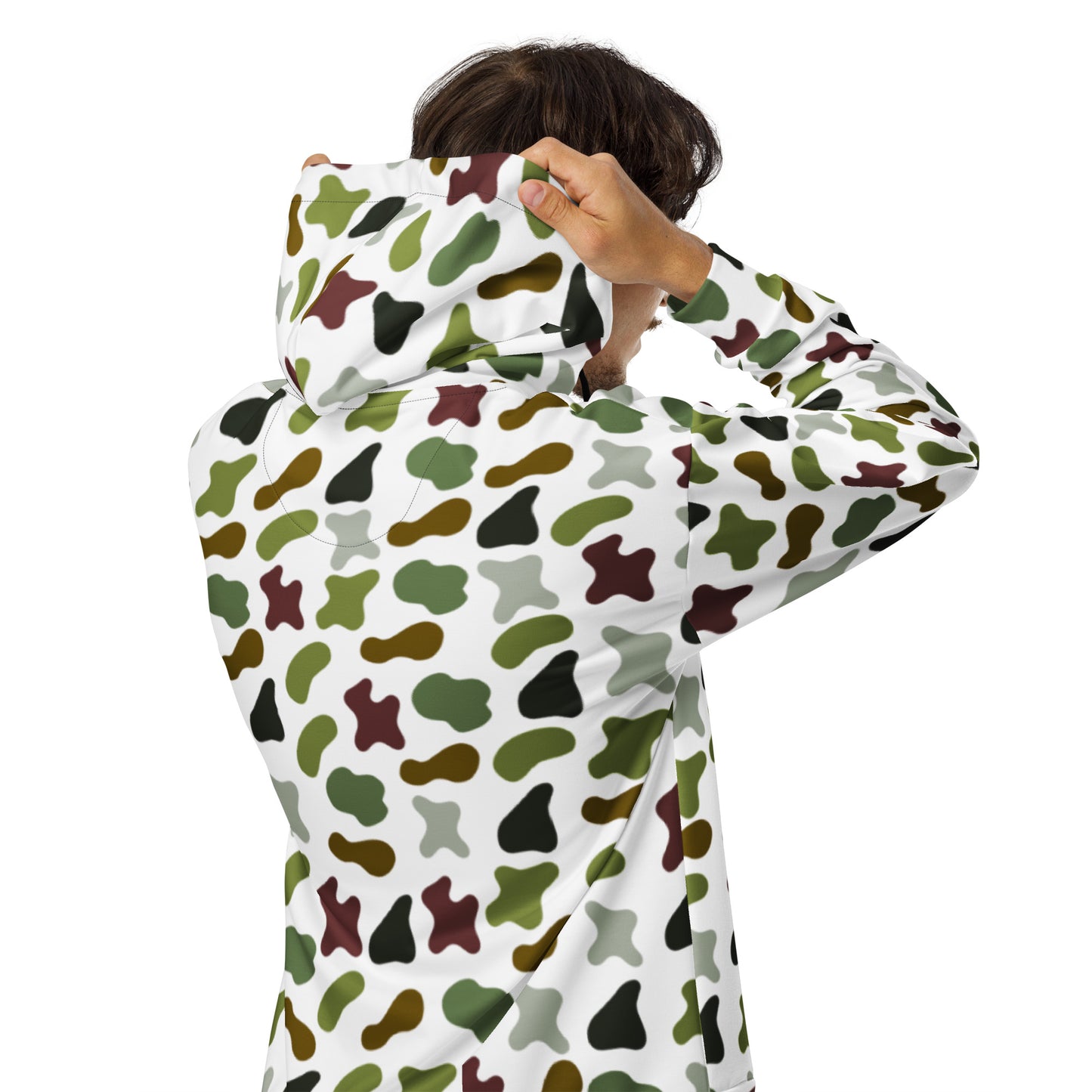 Camouflage Unisex Zip Hoodie