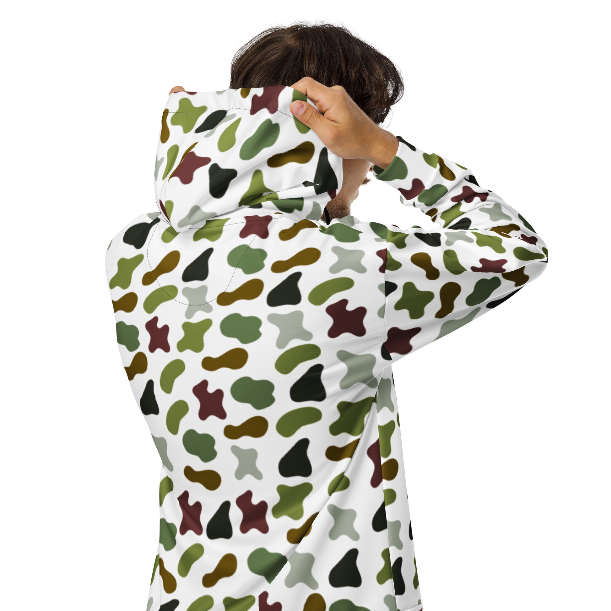 Camouflage Unisex Zip Hoodie