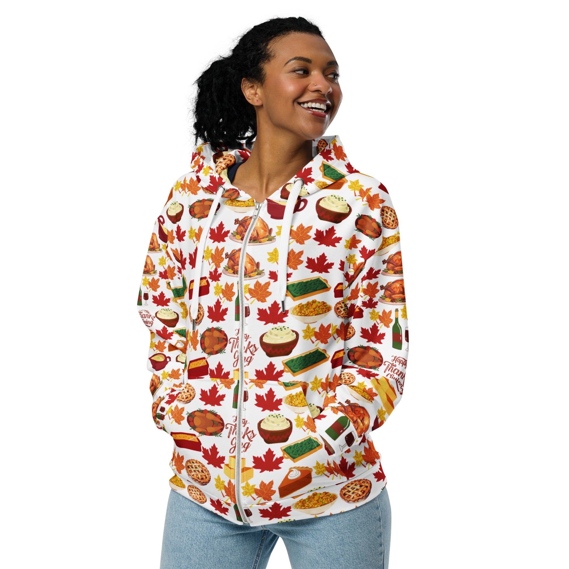 Thanksgiving Unisex Zip Hoodie