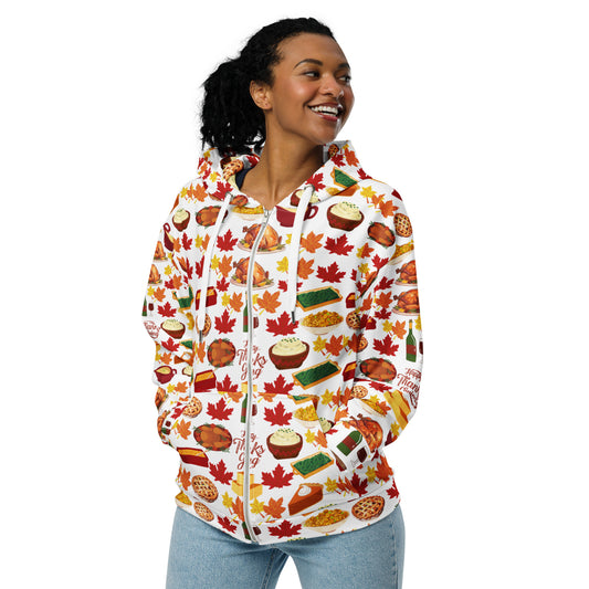 Thanksgiving Unisex Zip Hoodie