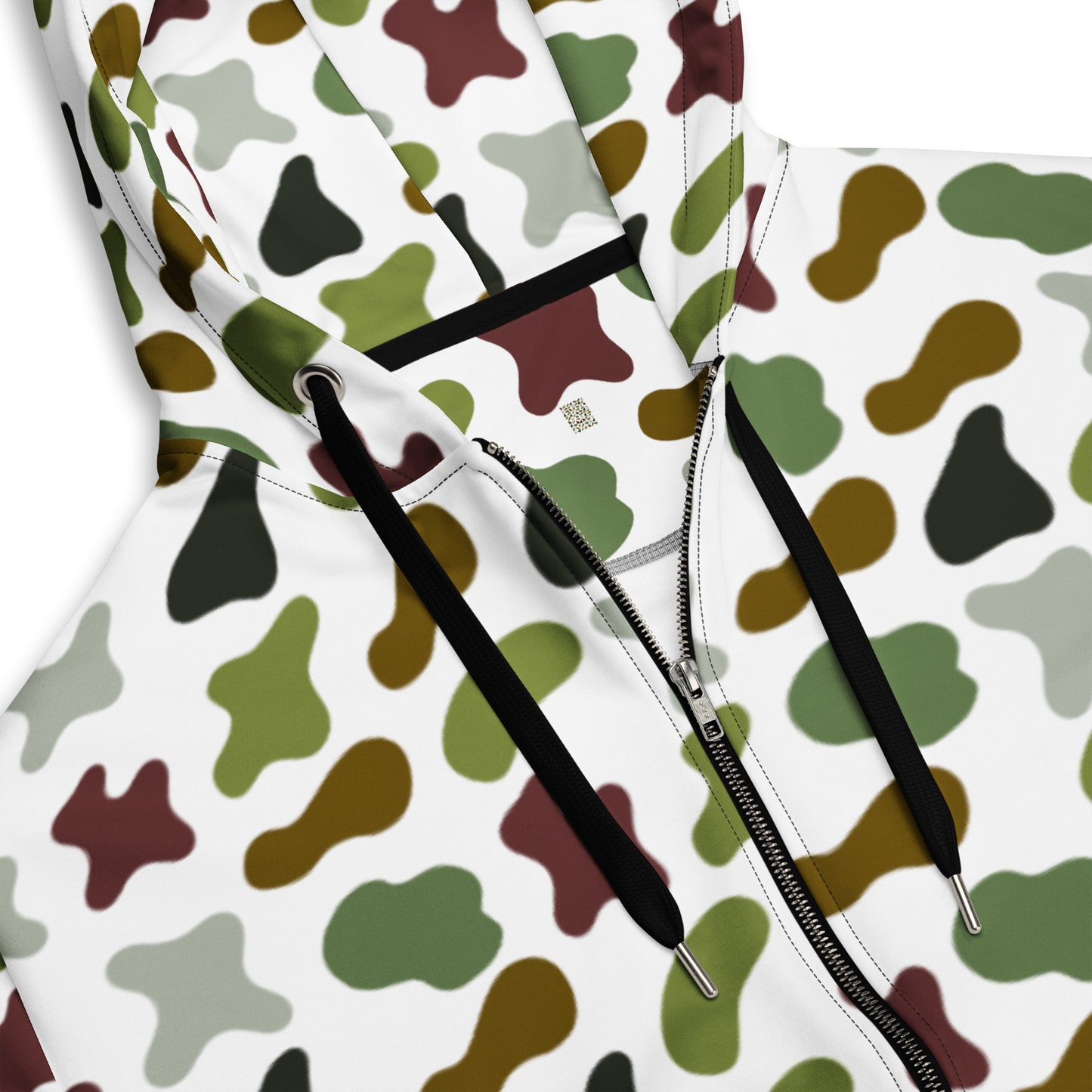 Camouflage Unisex Zip Hoodie