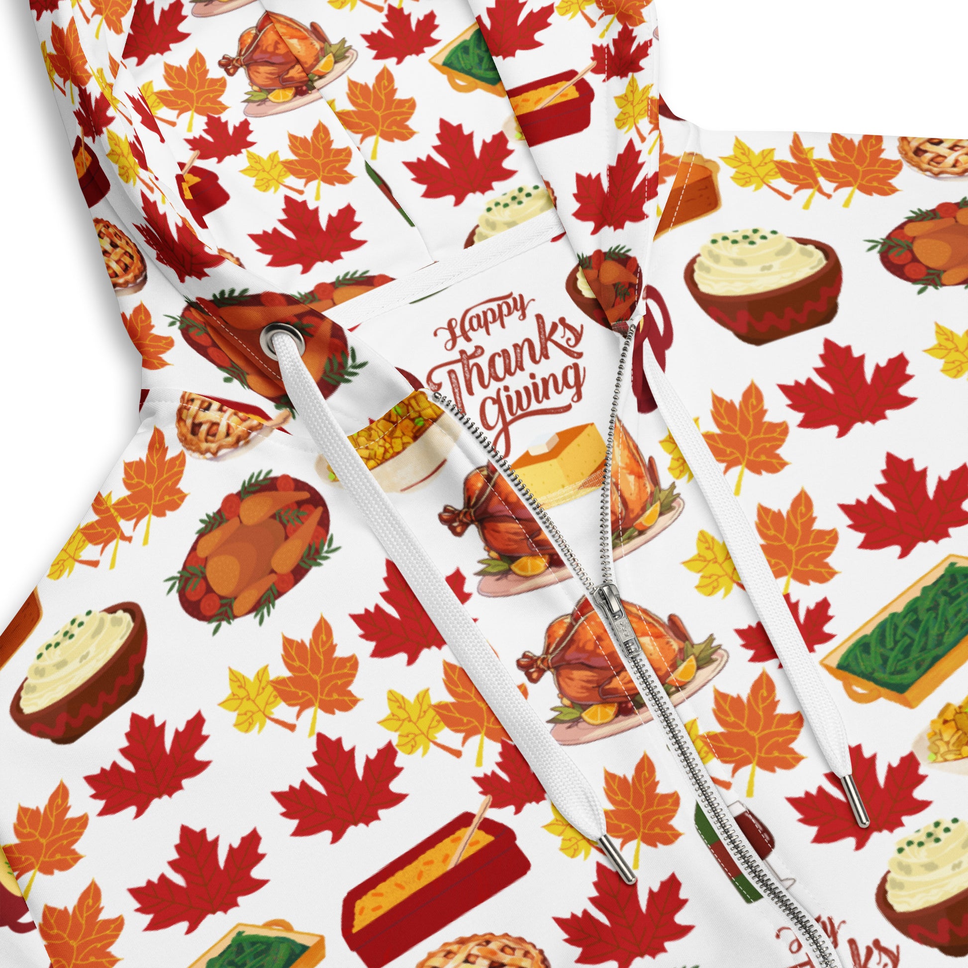 Thanksgiving Unisex Zip Hoodie