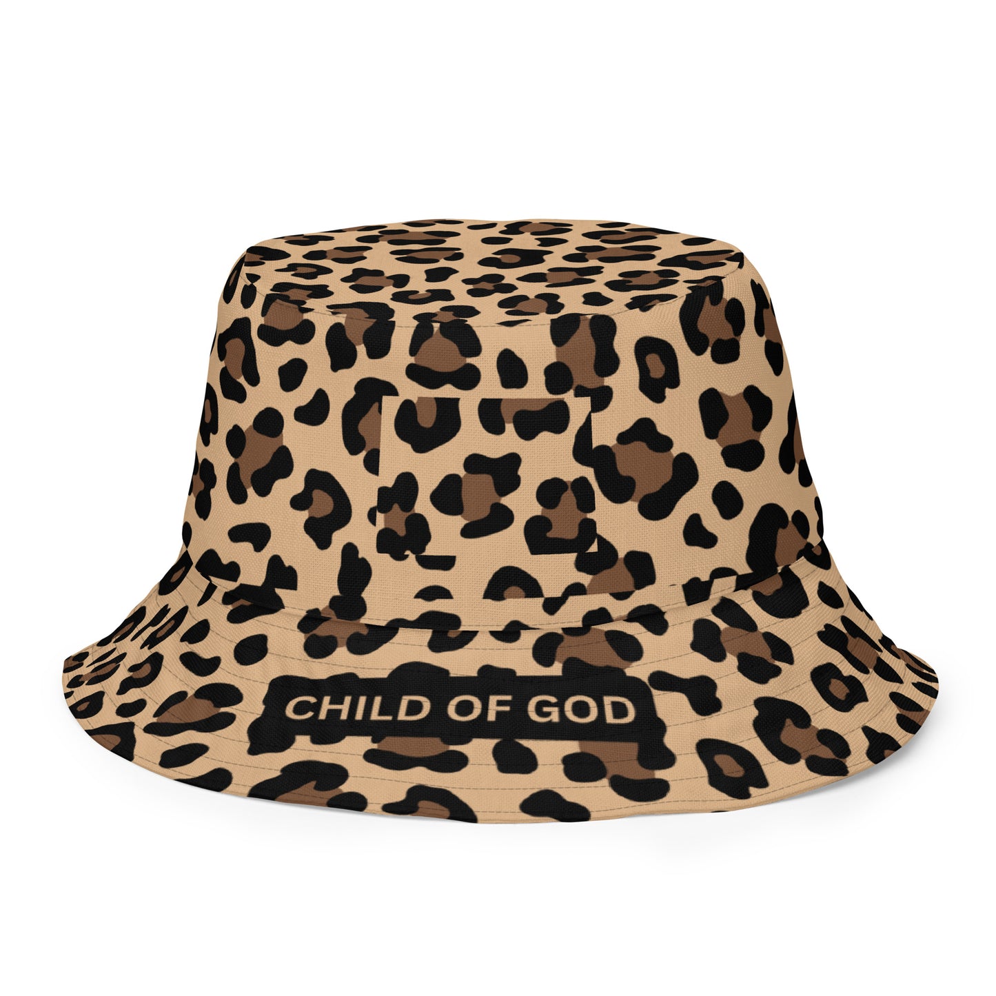 Child of God Cheetah Print Reversible Bucket Hat