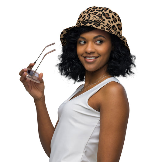 Child of God Cheetah Print Reversible Bucket Hat