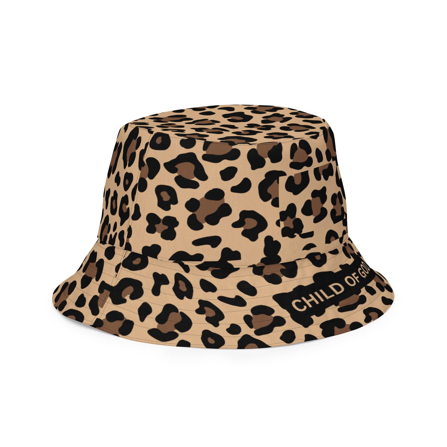 Child of God Cheetah Print Reversible Bucket Hat