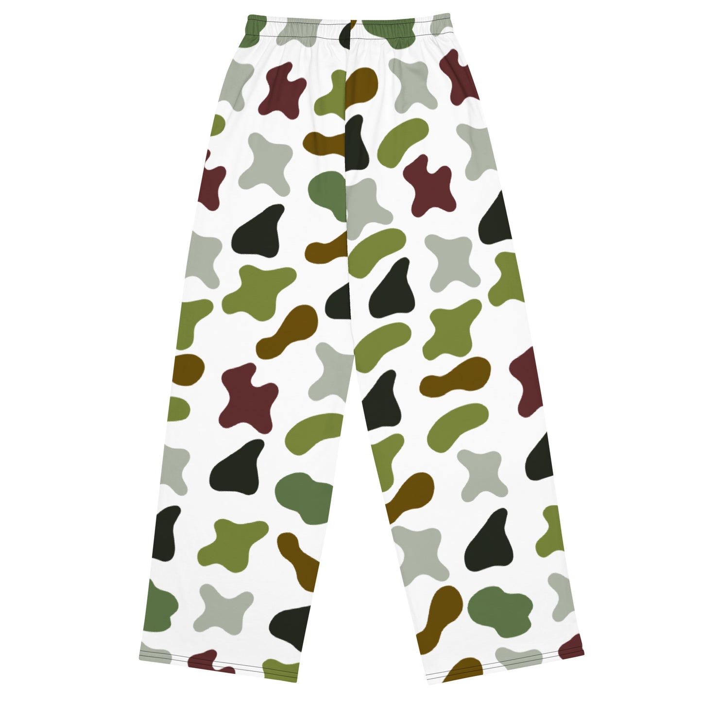 camouflage All-over print unisex wide-leg pants