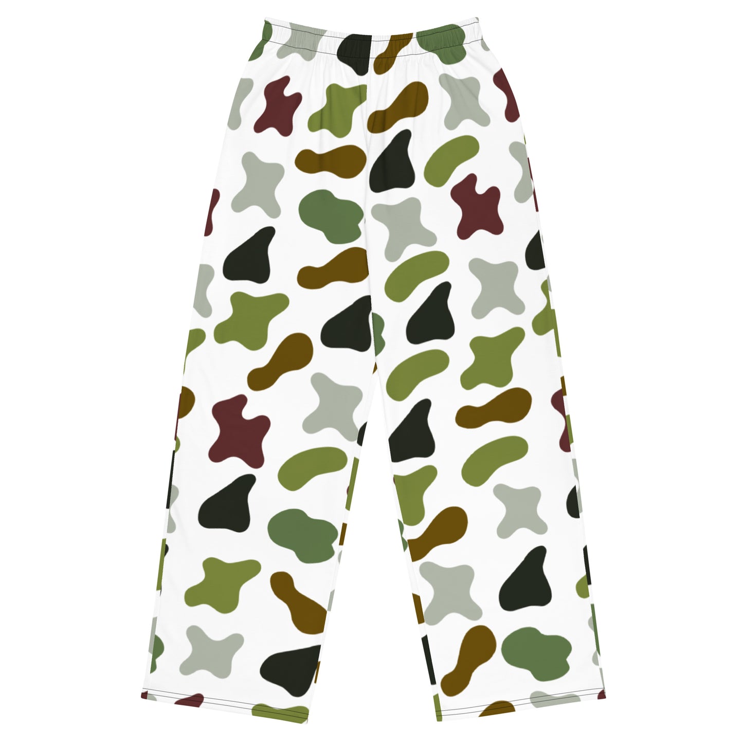 camouflage All-over print unisex wide-leg pants