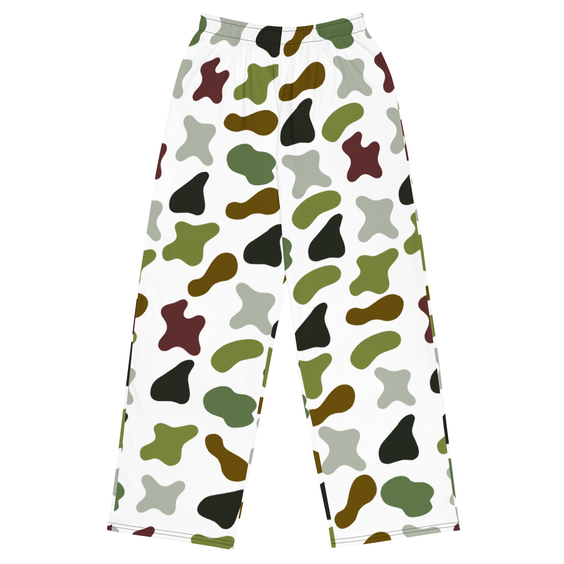 camouflage All-over print unisex wide-leg pants