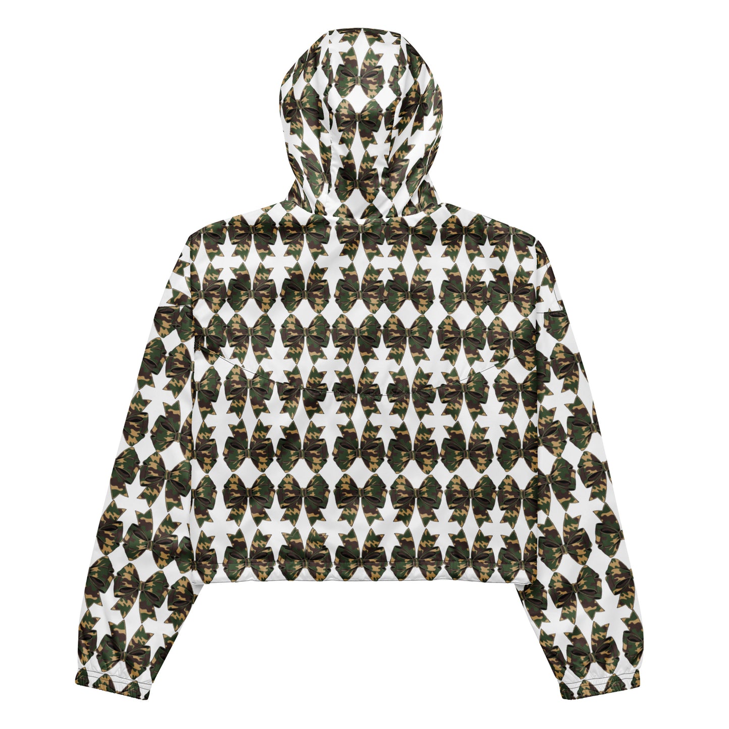 Camouflage women’s cropped windbreaker