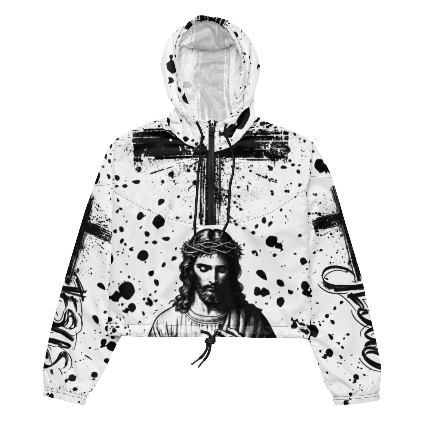 Inspirational Women’s cropped windbreaker