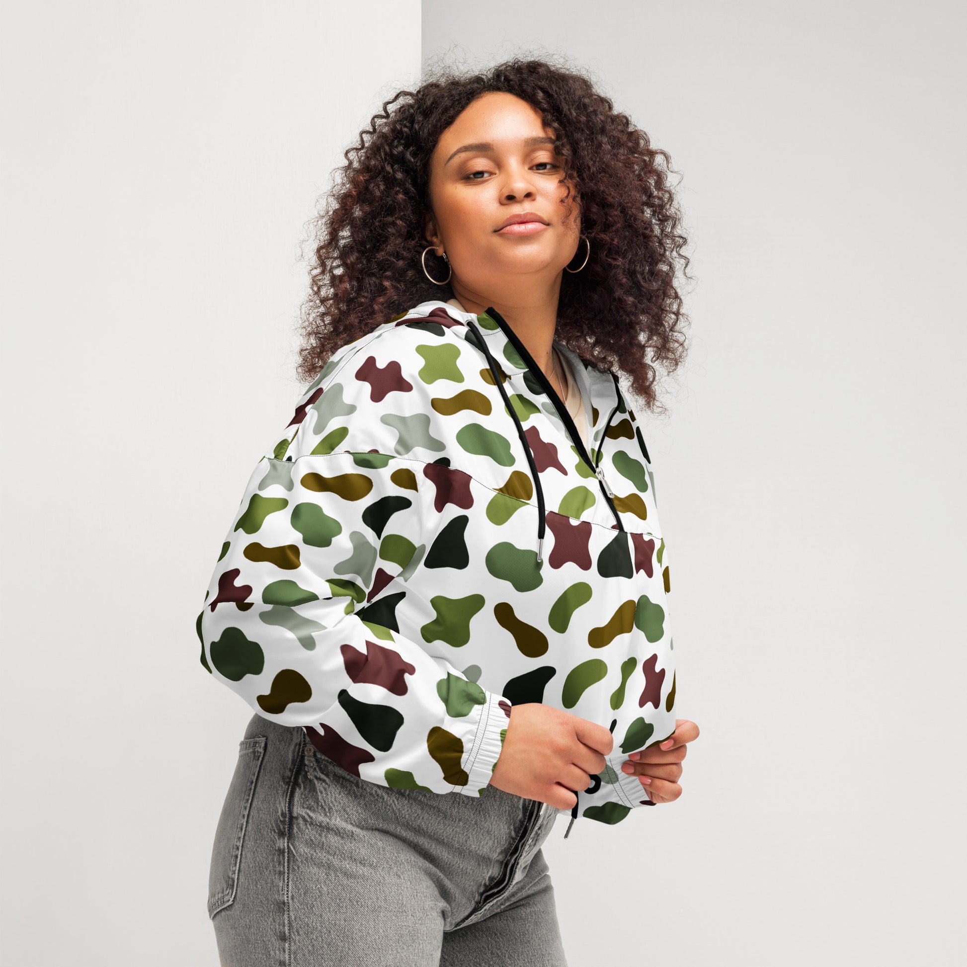 Women’s cropped windbreaker