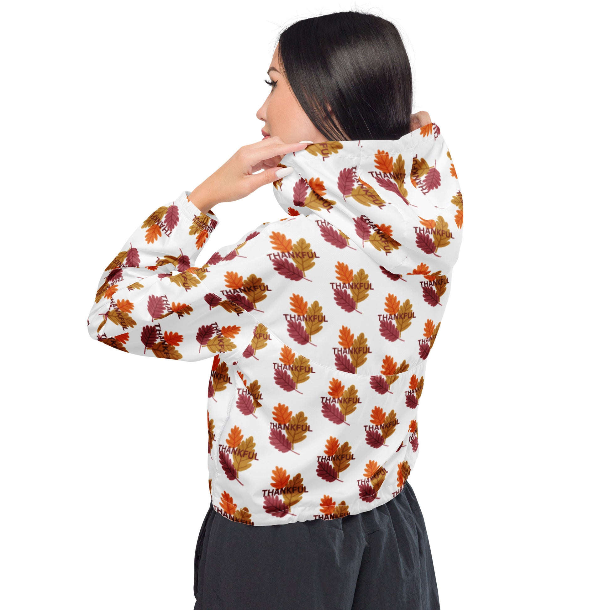 Thanksgiving Women’s cropped windbreaker