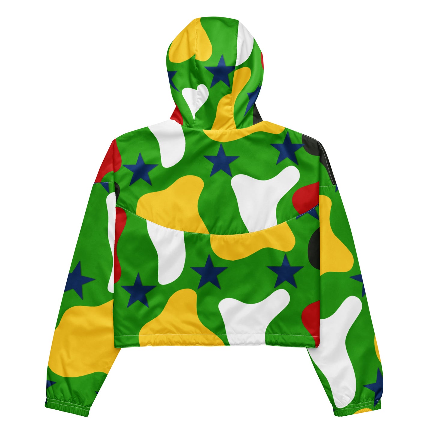 Christmas Women’s Cropped Windbreaker