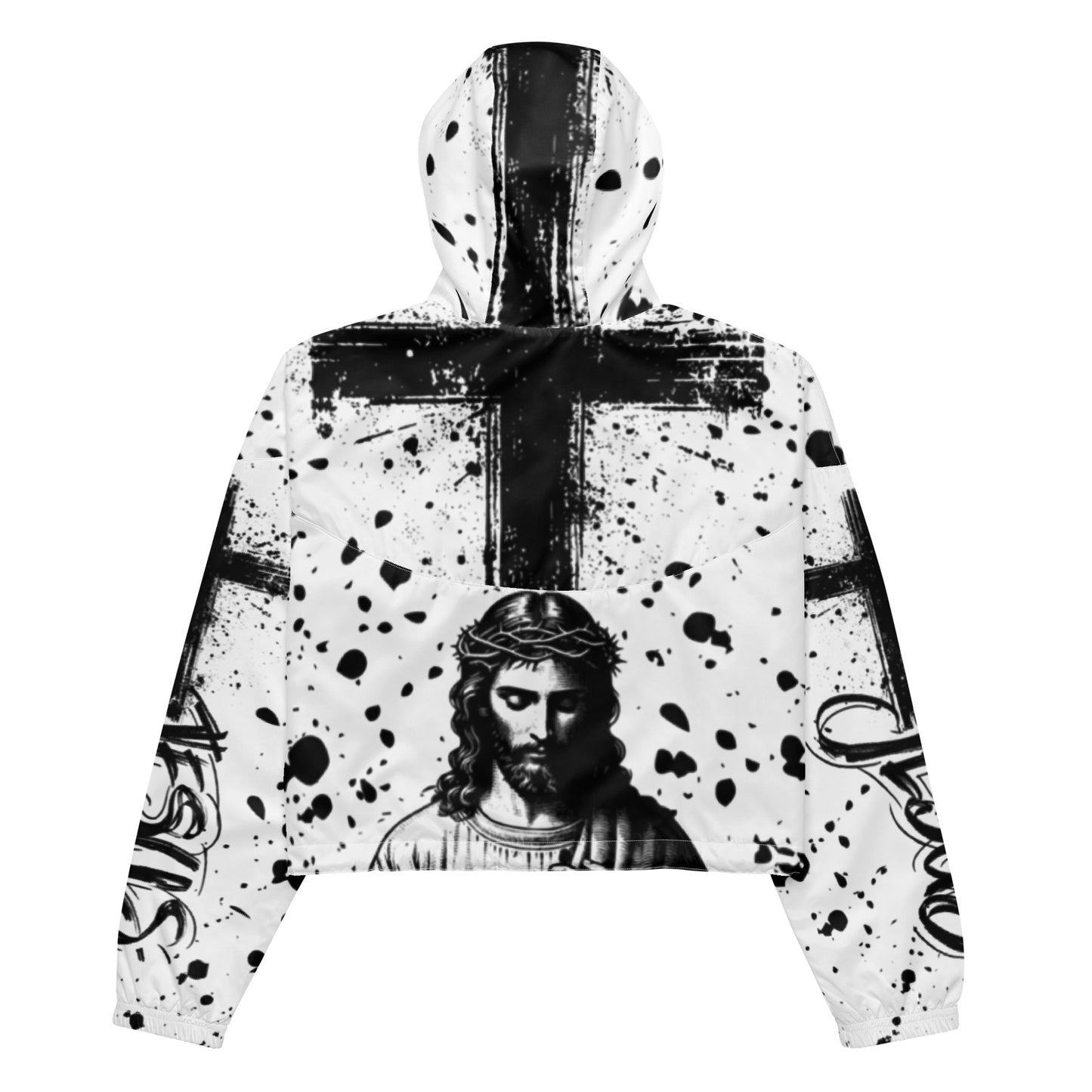 Christian Inspirational Women’s cropped windbreaker