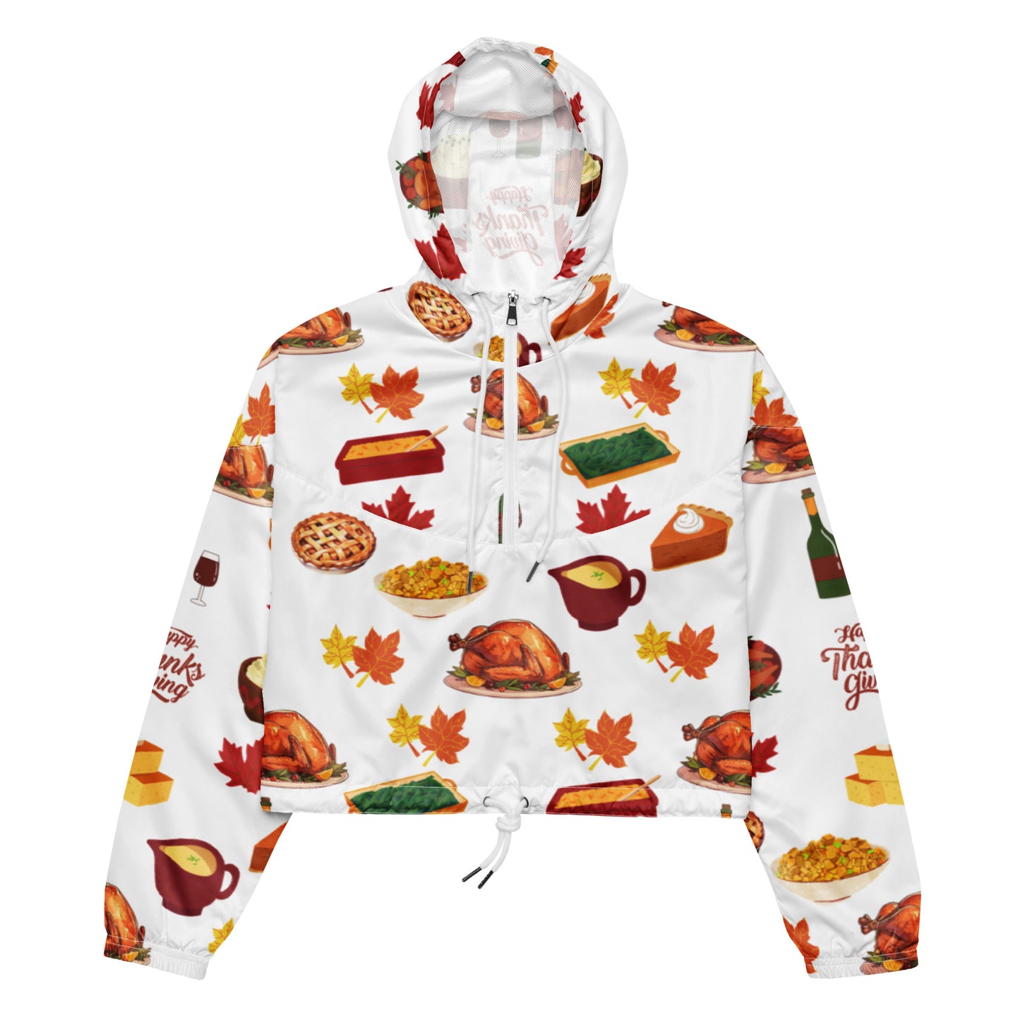 Thanksgiving Women’s cropped windbreaker