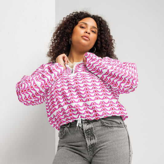 Spread the love Women’s cropped windbreaker