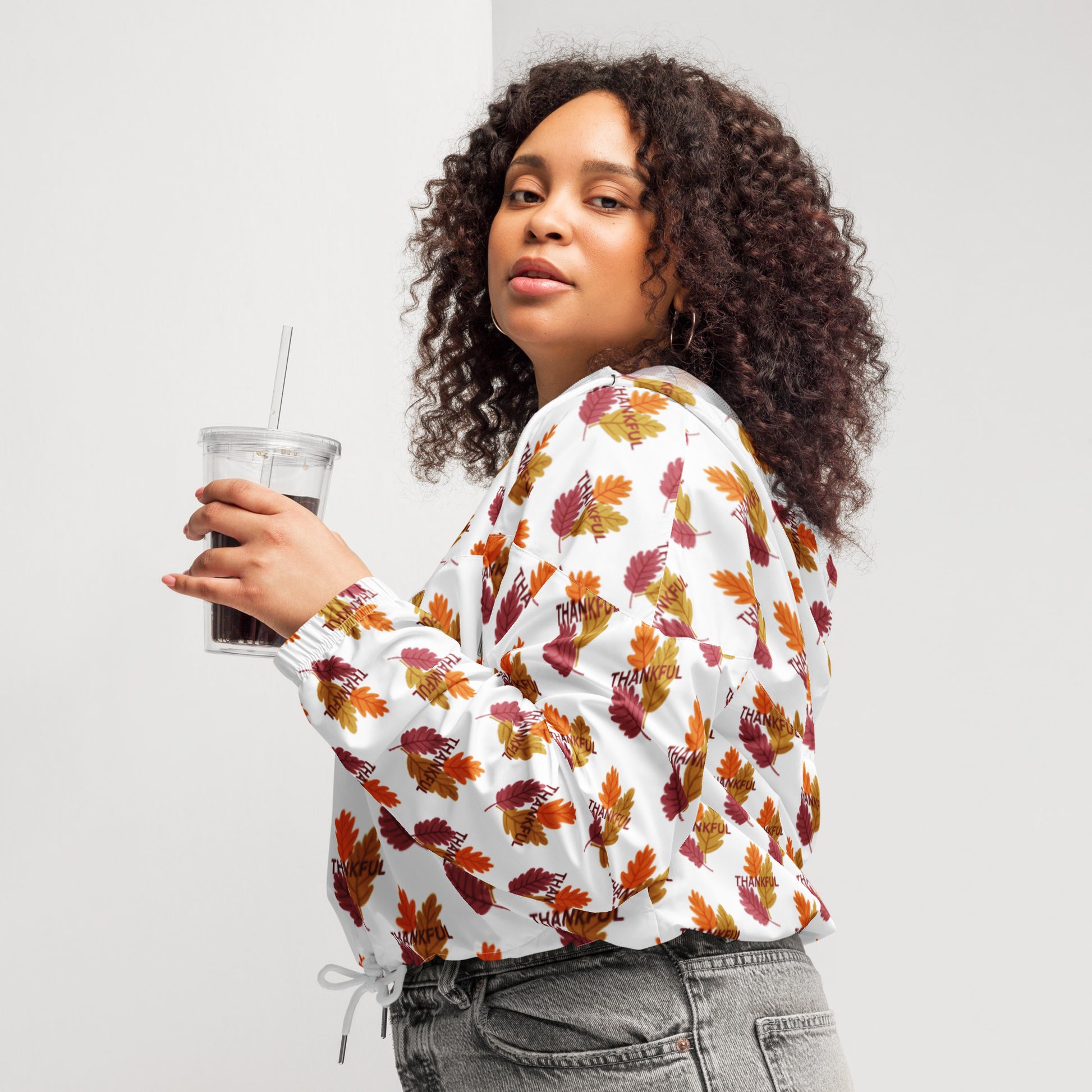Thanksgiving Women’s cropped windbreaker